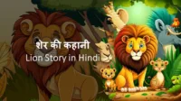 lion story in hindi